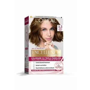 Vopsea de par permanenta cu amoniac Excellence Creme - 5.3 imagine