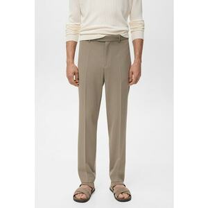 Pantaloni chino drepti - Maro taupe imagine