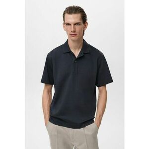 Tricou polo regular fit din amestec de bumbac - Albastru ultramarin imagine