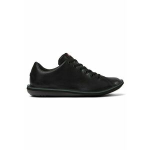 Pantofi casual de piele nabuc Beetle 393 - Negru imagine