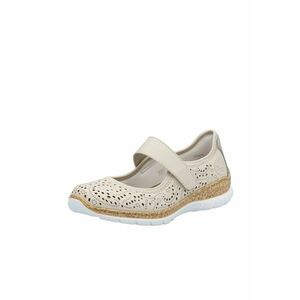 Pantofi dama perforati N4299 - Bej imagine