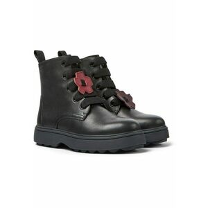 Ghete de piele cu detalii logo Norte Twins 1725 - Negru imagine