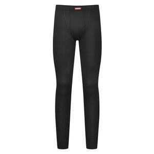 Pantaloni termici barbati - Bumbac - Negru imagine