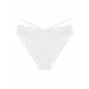 Chiloti de tip figi Notty Alb crem - Alb imagine