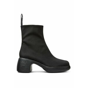 Botine cu toc masiv Thelma II - Negru imagine