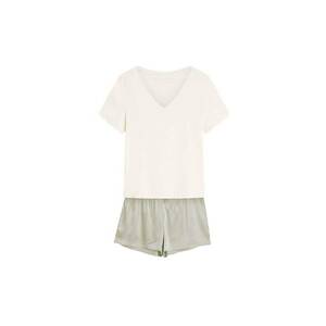 Pijamale de dama Renne crem - Geometric imagine