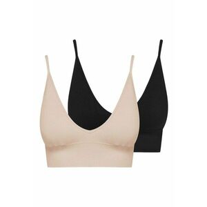 Set 2 sutiene dama - Textil - Bej/Negru imagine