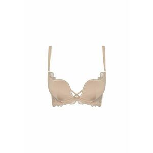 Sutien push-up Claudia - bumbac - bej imagine