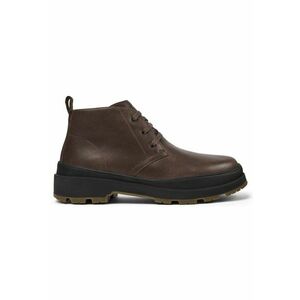 Ghete de piele Brutus Trek 8681 - Maro inchis imagine