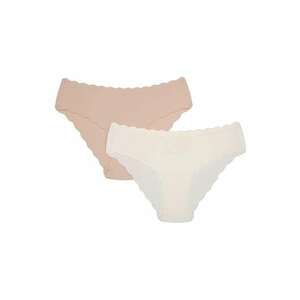 Chiloti figi Peony set de 2 Bej - bronz - Multicolor imagine