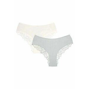 Chiloti de croaiala sorti Pelia set de 2 Verde menta - crem - Multicolor imagine