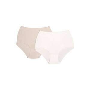 Chiloti cu talie inalta Bump set din 2 crem - bej imagine