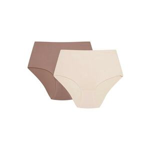 Chiloti cu talie inalta Bump bronz - bej imagine