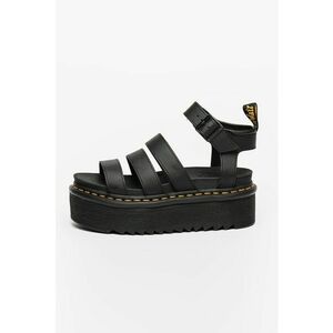Sandale flatform de piele Balire Quad - Negru imagine