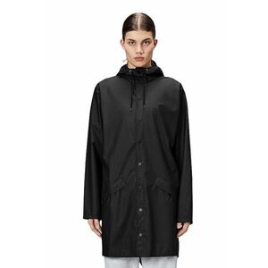 Geaca lunga de ploaie unisex 12020-01 - poliester - impermeabila - antivant - negru - imagine