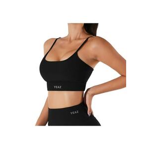 Bustiera cu bretele ajustabile pentru antrenament TOUJOURS 29159 - Negru imagine