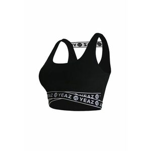 Top crop pentru antrenament Revolute - Negru imagine
