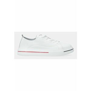Pantofi sport din piele cu varf rotund imagine
