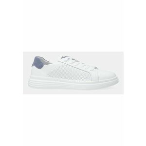 Pantofi sport din piele cu model cu perforatii imagine