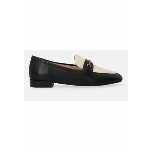 Pantofi loafer din piele aplicatie metalica imagine