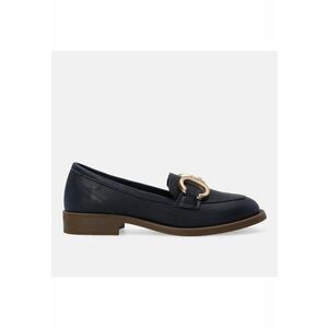 Pantofi loafer din piele cu accesoriu metalic imagine