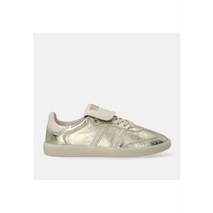 Pantofi sport de piele cu aspect metalizat si elemente decorative imagine