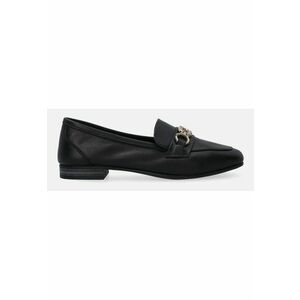 Pantofi tip loafer din piele cu detaliu metalic imagine