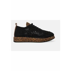 Pantofi sport din plasa cu garnituri de piele imagine