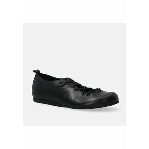 Balerini din piele cu siret elastic imagine