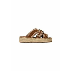 Espadrile dama MU.SW641003A - Piele naturala - Maro imagine