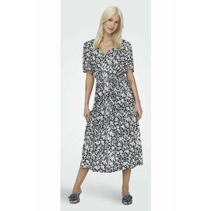 Rochie dama lunga 7575 - Casual - Viscoza - Albastru inchis imagine