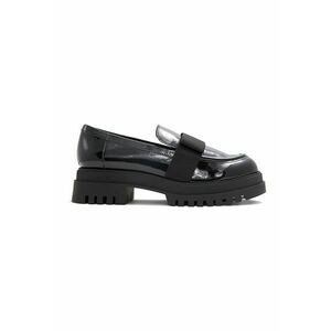 Pantofi loafer de piele ecologica lacuita Theatric - Negru imagine