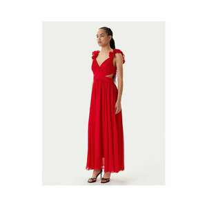 Rochie dama 251-RISSAL - Poliester - Rosu - Rosu imagine