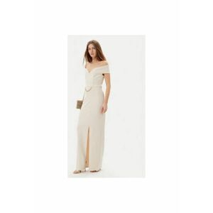 Rochie dama CFC0123610003 - Poliester - Bej - Bej imagine