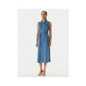 Rochie MORGAN-251-RJEAN 993 DENIM STONE - Albastru - 100% bumbac imagine
