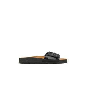 Slapi dama - 1-27501-44 - Piele naturala - Negru - Negru imagine