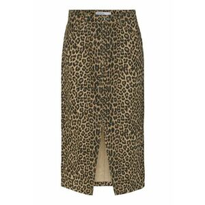 Fusta bumbac/elastan - maro imagine