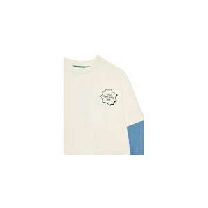 Bluza baieti 3UNIG10I5 - Bumbac - 82 CM - Bej imagine