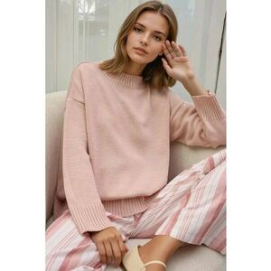 Pulover dama - confortabil - roz - tricot imagine