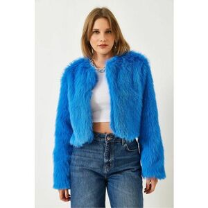 Geaca dama - HiCCUP - Fleece - Albastru royal imagine