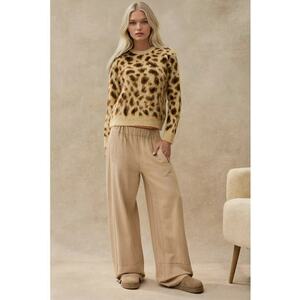 Pulover dama - imprimeu leopard - tricot - Camila Maro - imagine