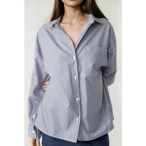 Camasa casual - albastru textil - Albastru imagine