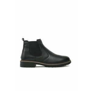 Botine cu glezna joasa pentru barbati 11-24715-01 - Piele naturala - 42 EU - Negru imagine