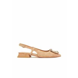 Sandale dama - V250480 - Piele naturala - Bej imagine