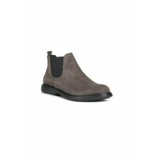 Botine cu glezna joasa pentru barbati U16DCC-00022 - Piele naturala - Kaki - Kaki imagine