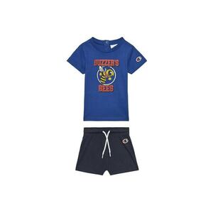 Set tricou si pantaloni scurti baieti 307013 - Bumbac - Bleumarin/Albastru - Albastru/Bleumarin imagine