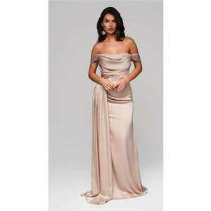 Rochie de seara Maxi LA-OM-DLR188 - Auriu imagine