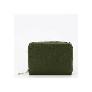 Portofel mic kaki din piele naturala 8912 07 18132 - Kaki imagine