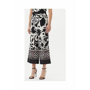 Pantaloni pentru dama - 511FD25011 - bumbac - negru/alb imagine