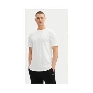 Tricou barbati alb - bumbac/poliester - Alb imagine